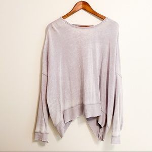 Open back soft sweater